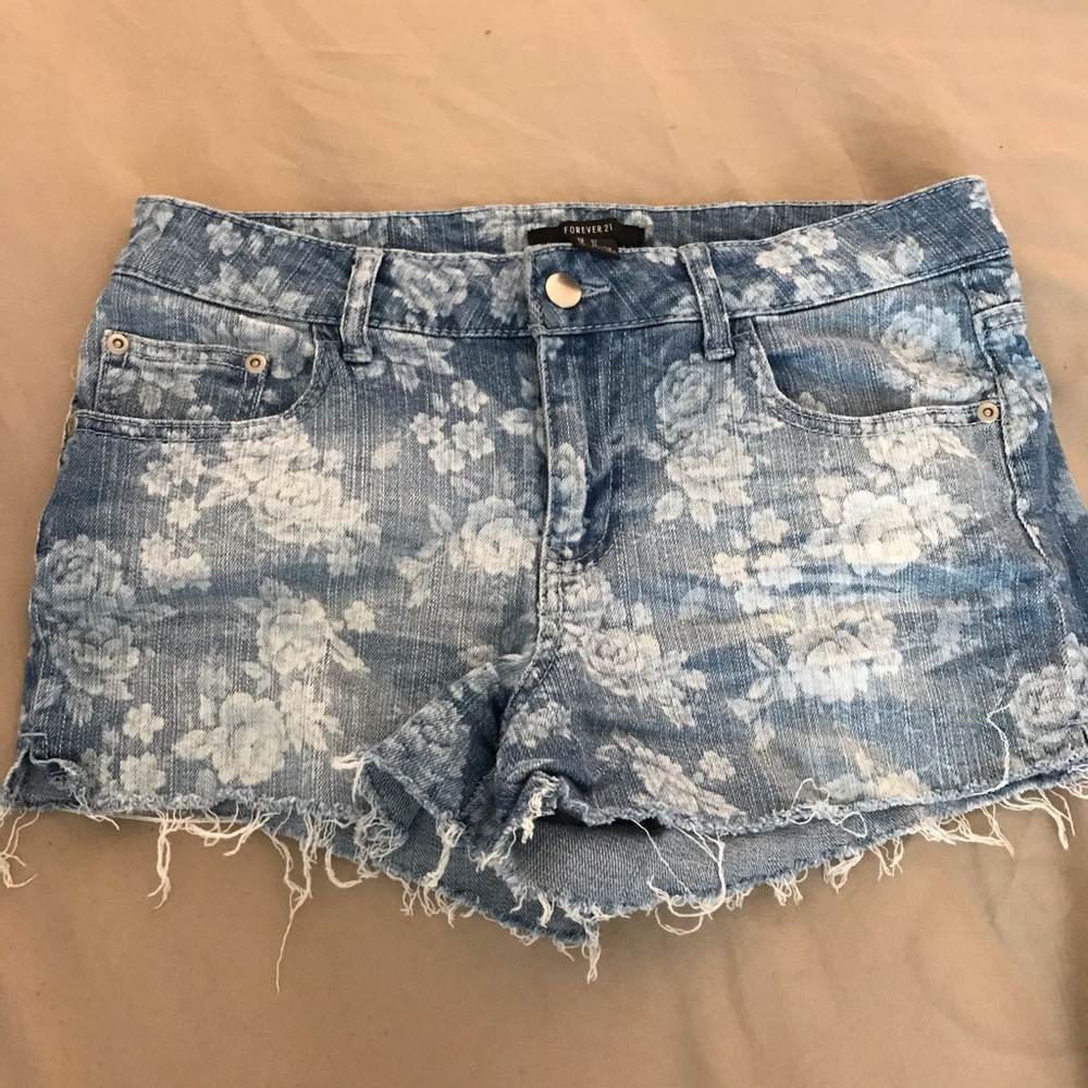 Forever 21 Jean Cut Off Shorts
